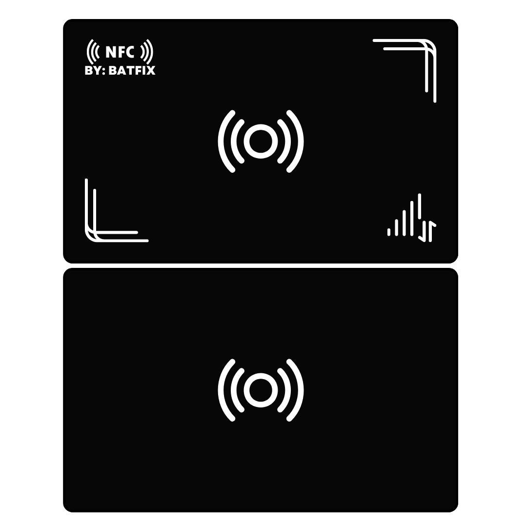 Tarjeta NFC de metal (Diseño de la foto)