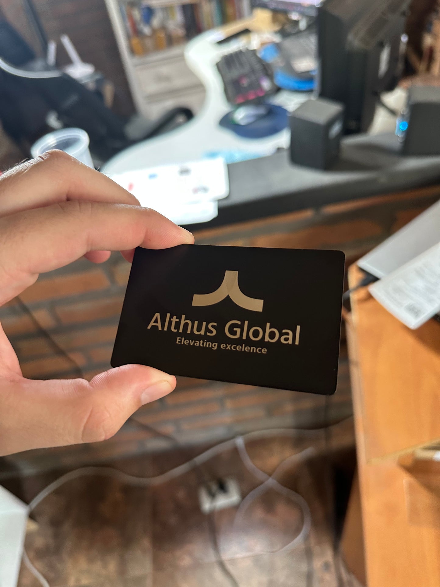 Tarjeta NFC de metal personalizada por grabado laser + Tarjeta de presentación virtual