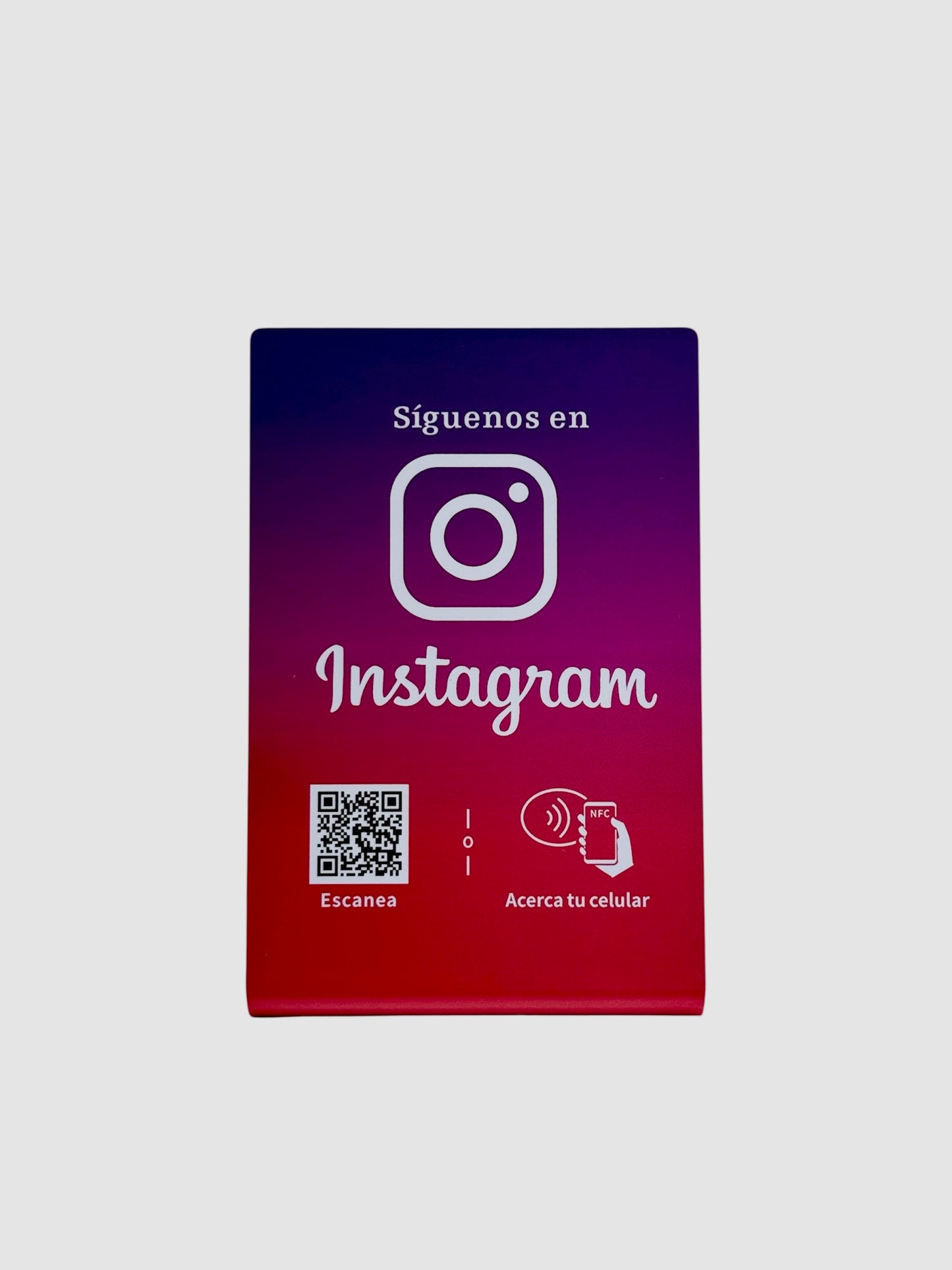 Acrilico NFC para perfil de instagram (Diseño de la foto)