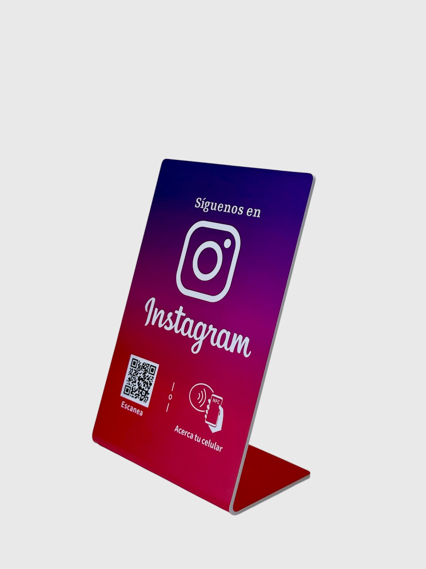 Acrilico NFC para perfil de instagram (Diseño de la foto)