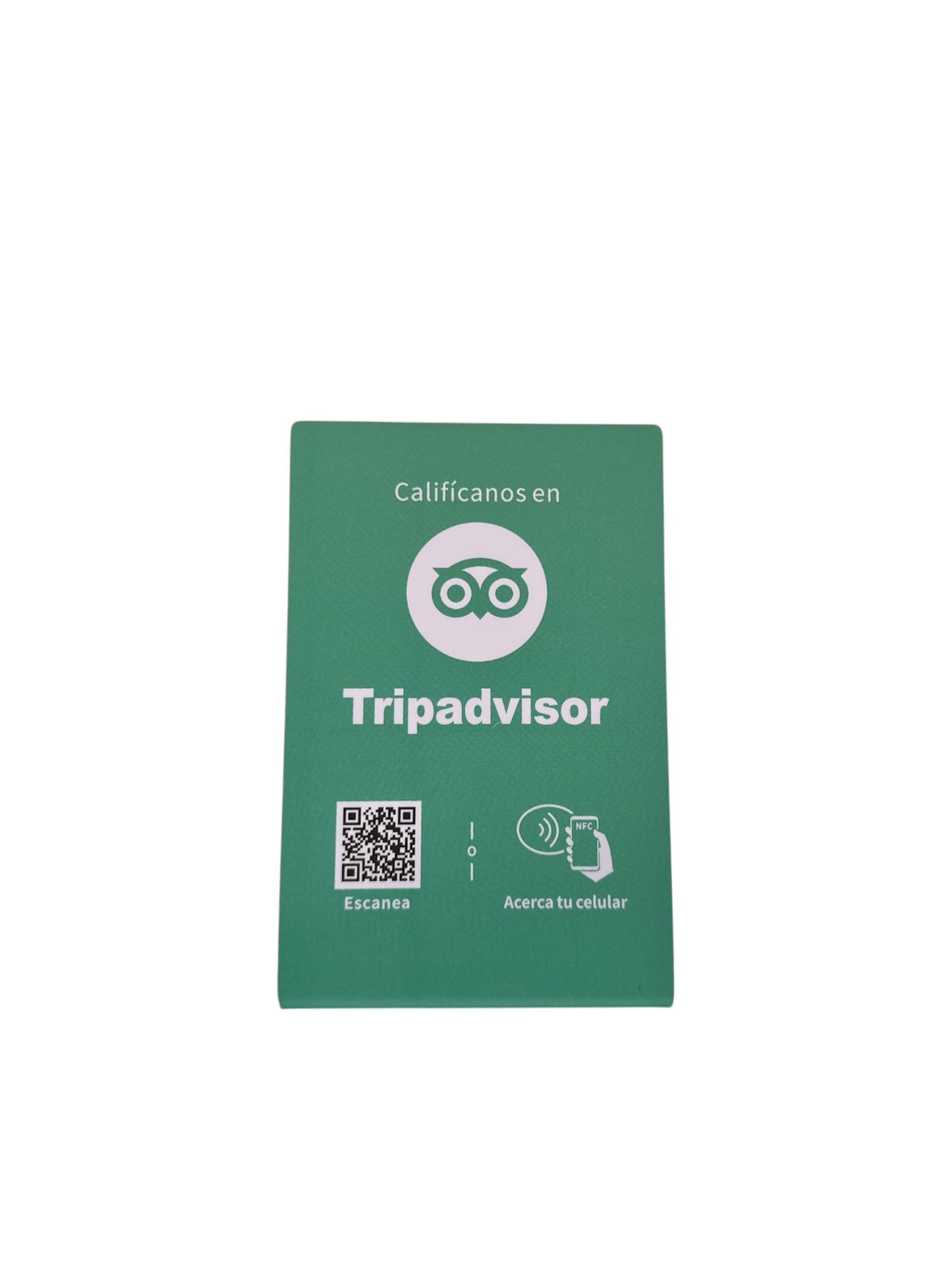 Acrilico NFC para tripadvisor (Diseño de la foto)