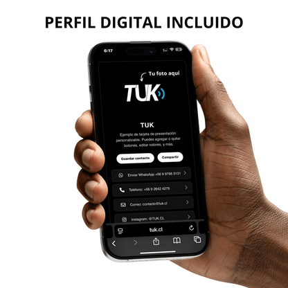 Tarjeta NFC con diseño personalizado (Plastico) + Tarjeta de presentación virtual
