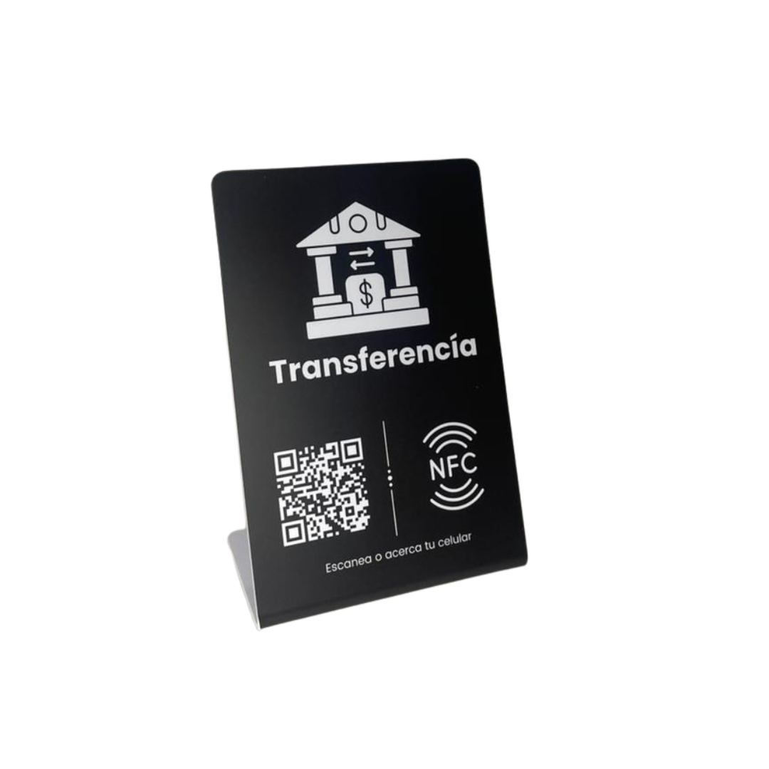 Acrilico NFC para datos de transferencia(Diseño de la foto)
