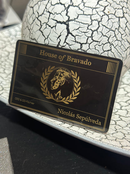 Tarjeta NFC de metal personalizada por grabado laser + Tarjeta de presentación virtual