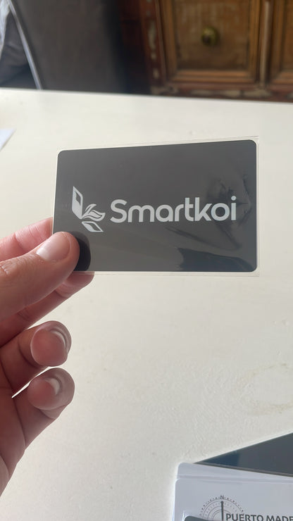 Tarjeta NFC con diseño personalizado (Plastico) + Tarjeta de presentación virtual