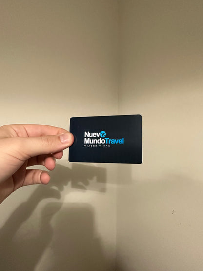 Tarjeta NFC con diseño personalizado (Plastico) + Tarjeta de presentación virtual