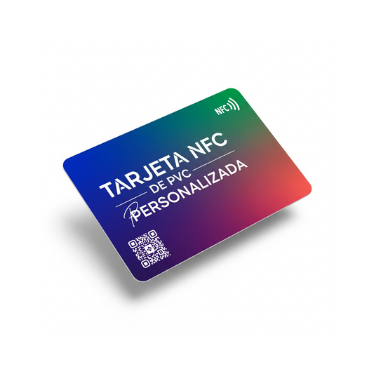 Tarjeta NFC con diseño personalizado (pvc) + Tarjeta de presentación virtual