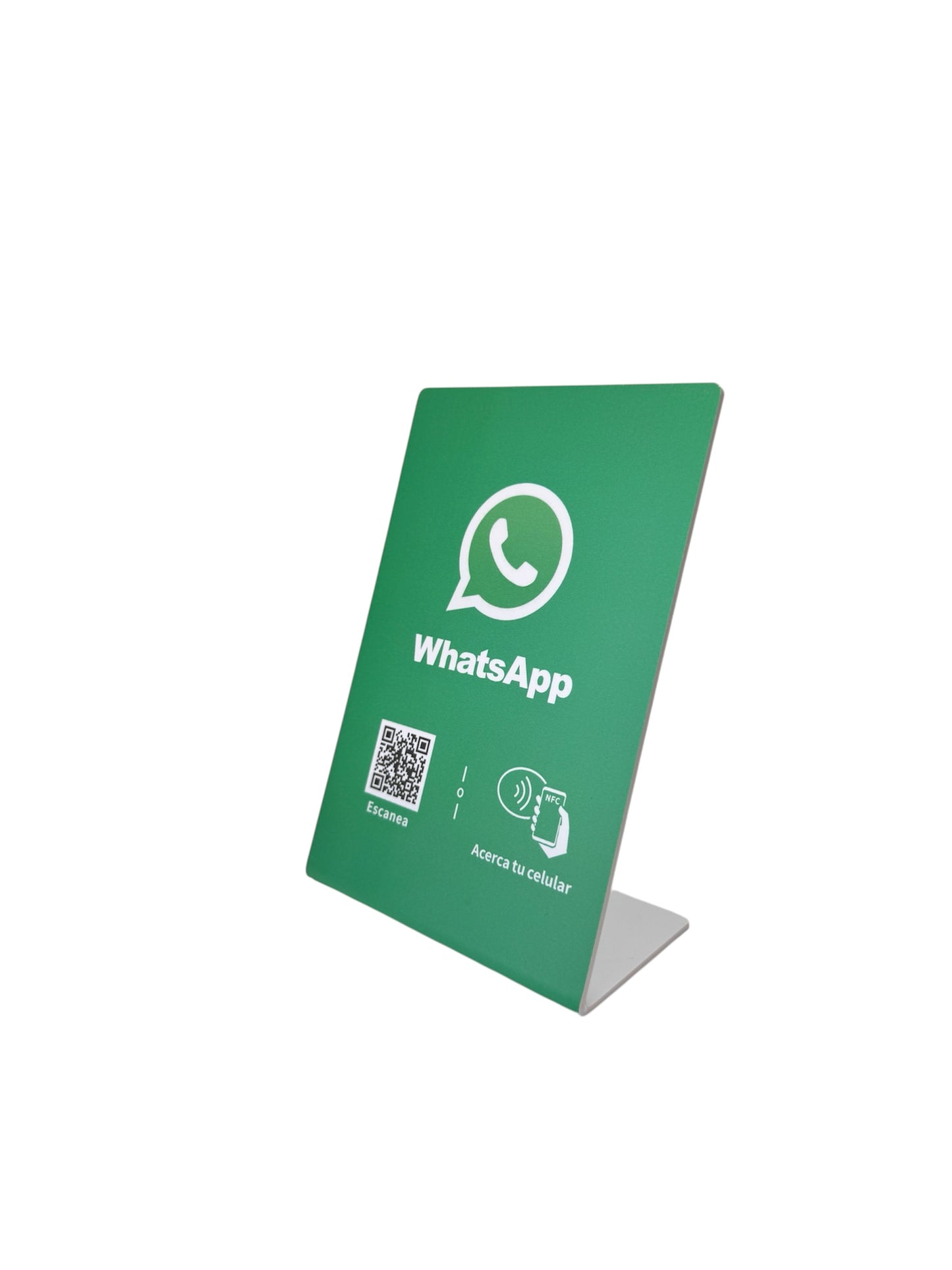Acrilico NFC para chat de whatsapp (Diseño de la foto)