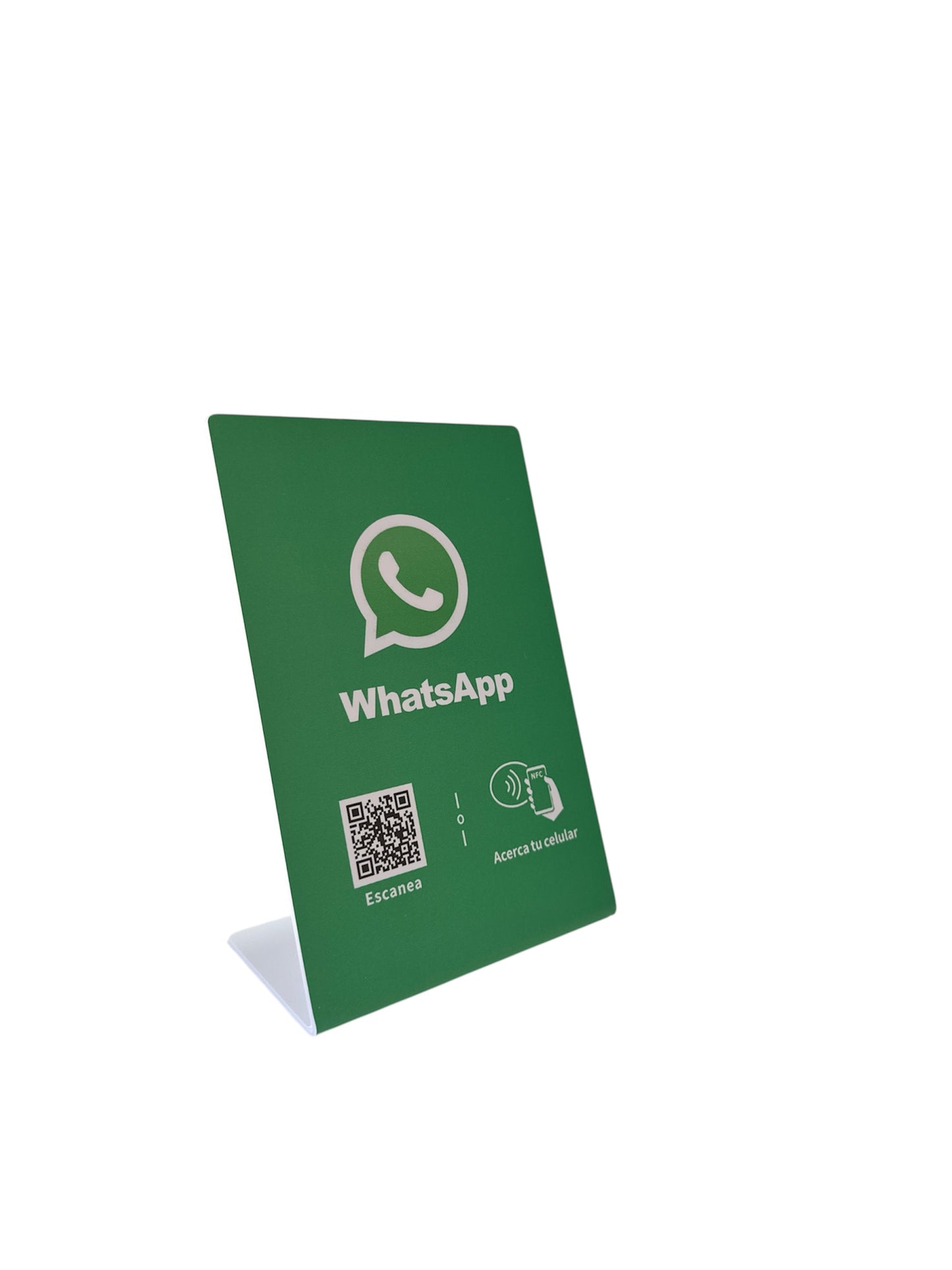 Acrilico NFC para chat de whatsapp (Diseño de la foto)