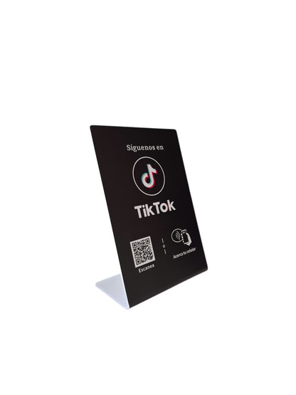 Acrilico NFC para TikTok (Diseño de la foto)