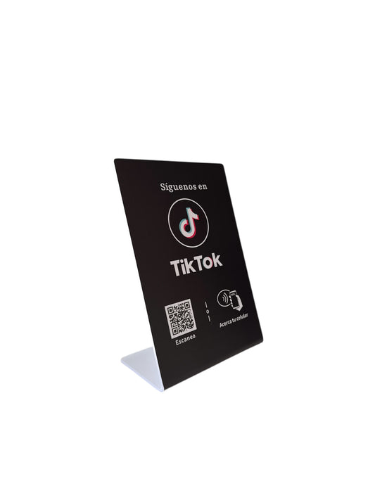 Acrilico NFC para TikTok (Diseño de la foto)