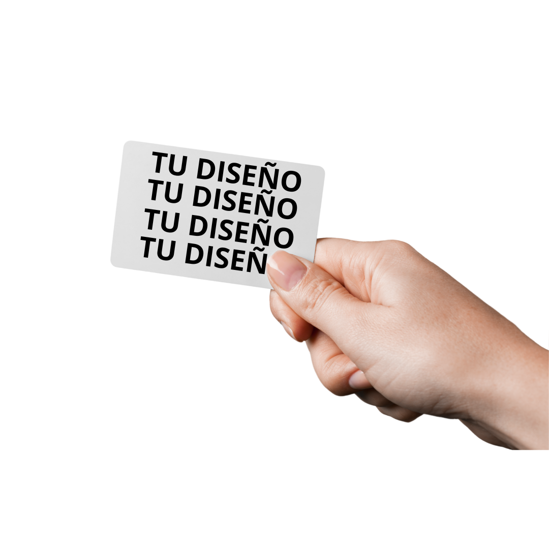 Tarjeta NFC con diseño personalizado (Plastico) + Tarjeta de presentación virtual