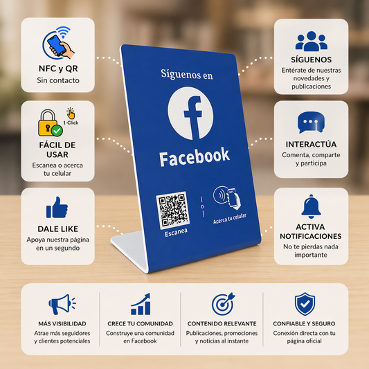 Acrilico NFC para  Facebook (Diseño de la foto)