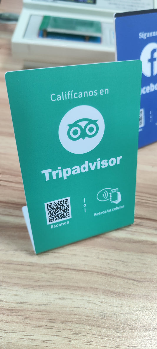 Acrilico NFC para tripadvisor (Diseño de la foto)