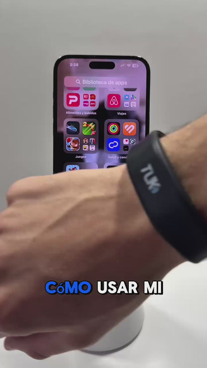 Pulsera NFC con diseño TUK (Diseño de la foto)
